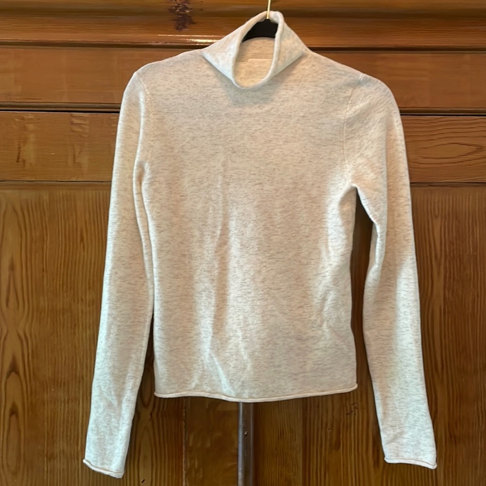 Wilfred Cream Turtleneck Sweater